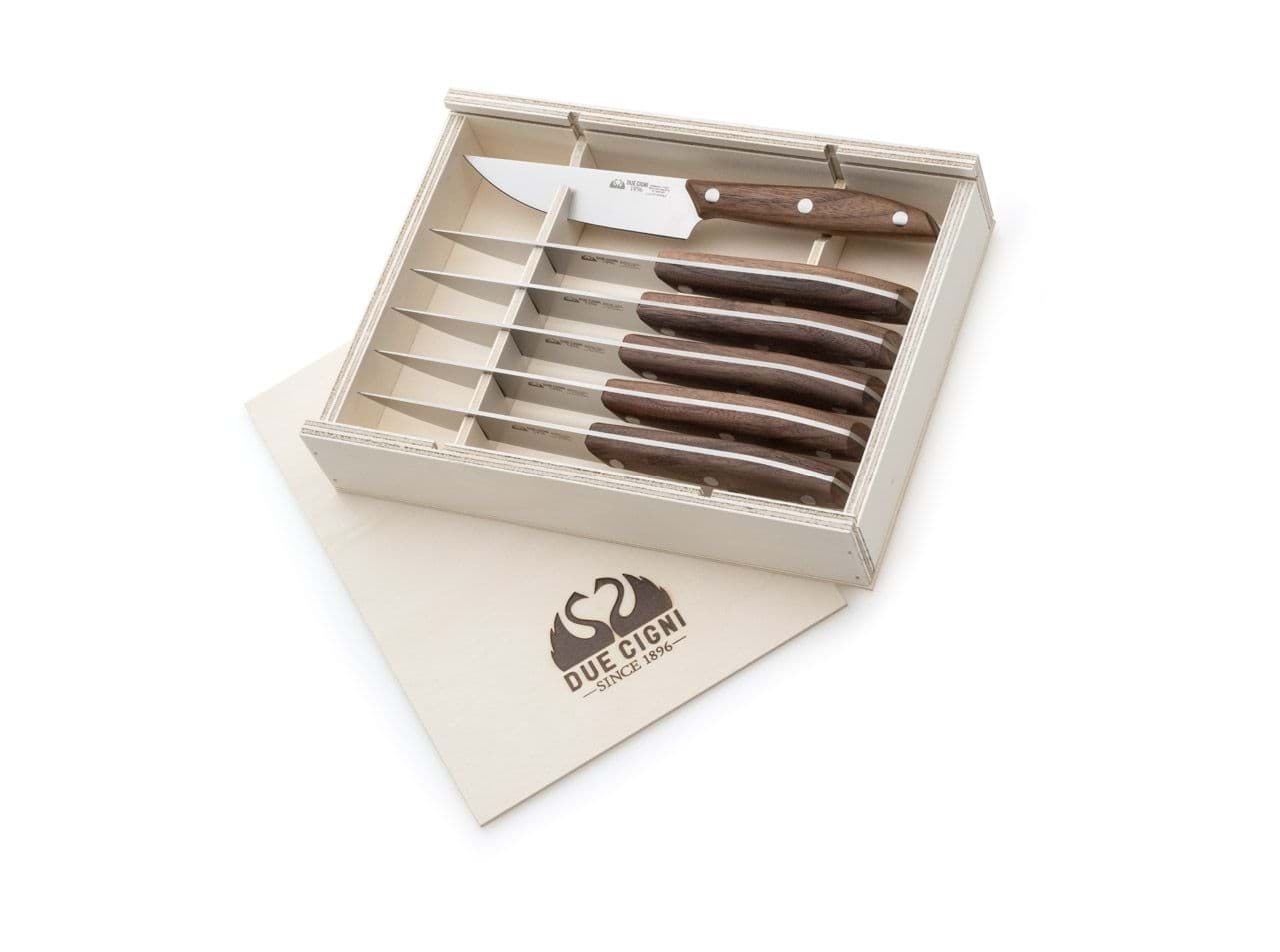 Bild von Due Cigni - 1896 Steakmesser Set Walnuss