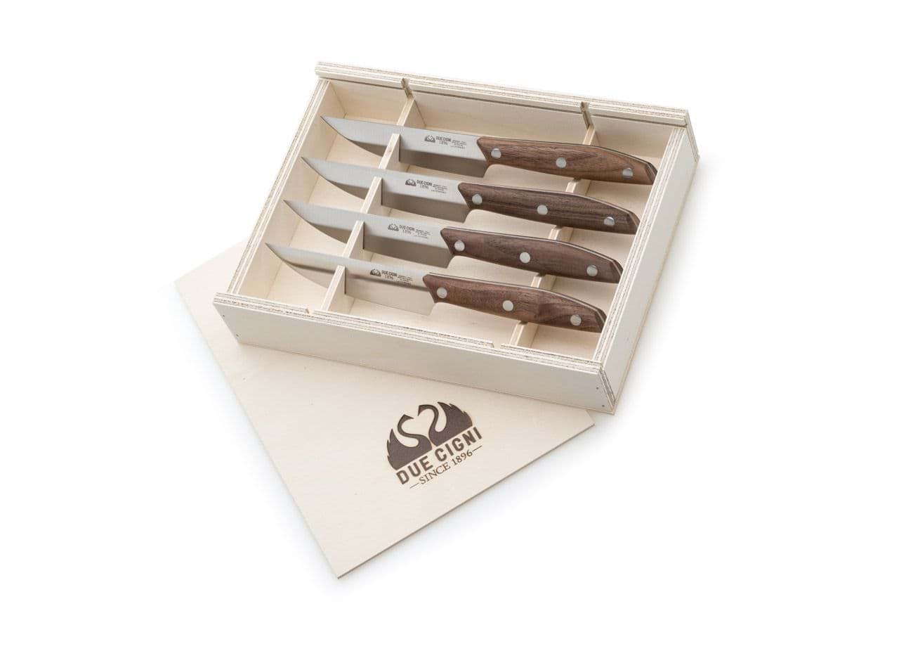 Bild von Due Cigni - 1896 Steakmesser Set Walnuss II