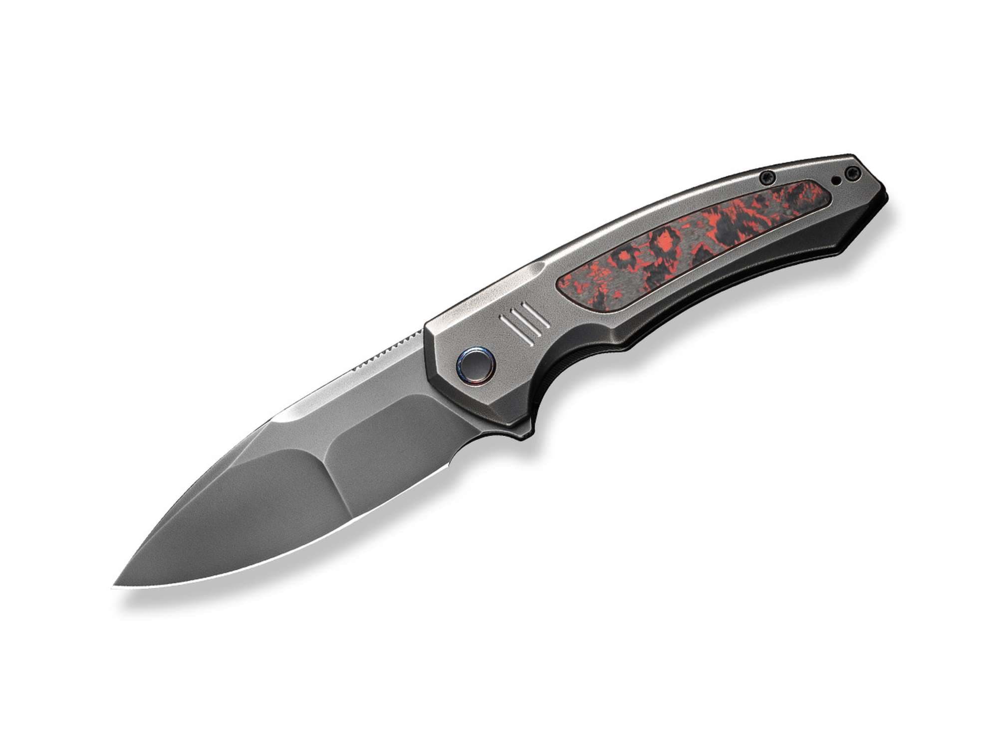 Bild von WE Knife - Hyperactive Vanax Titanium Black Lava CF
