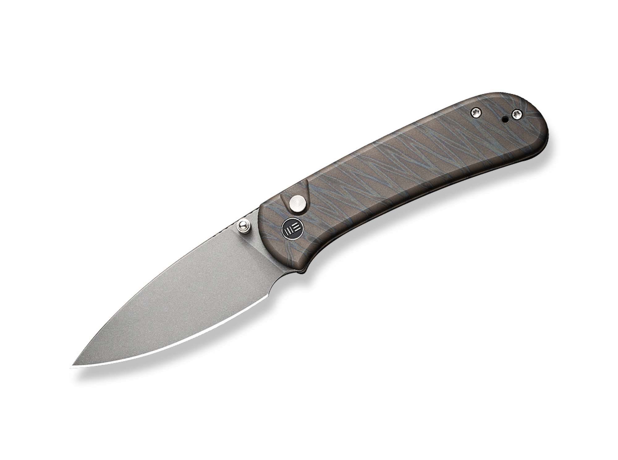 Bild von WE Knife - Qubit Titanium Grey Tiger Stripe