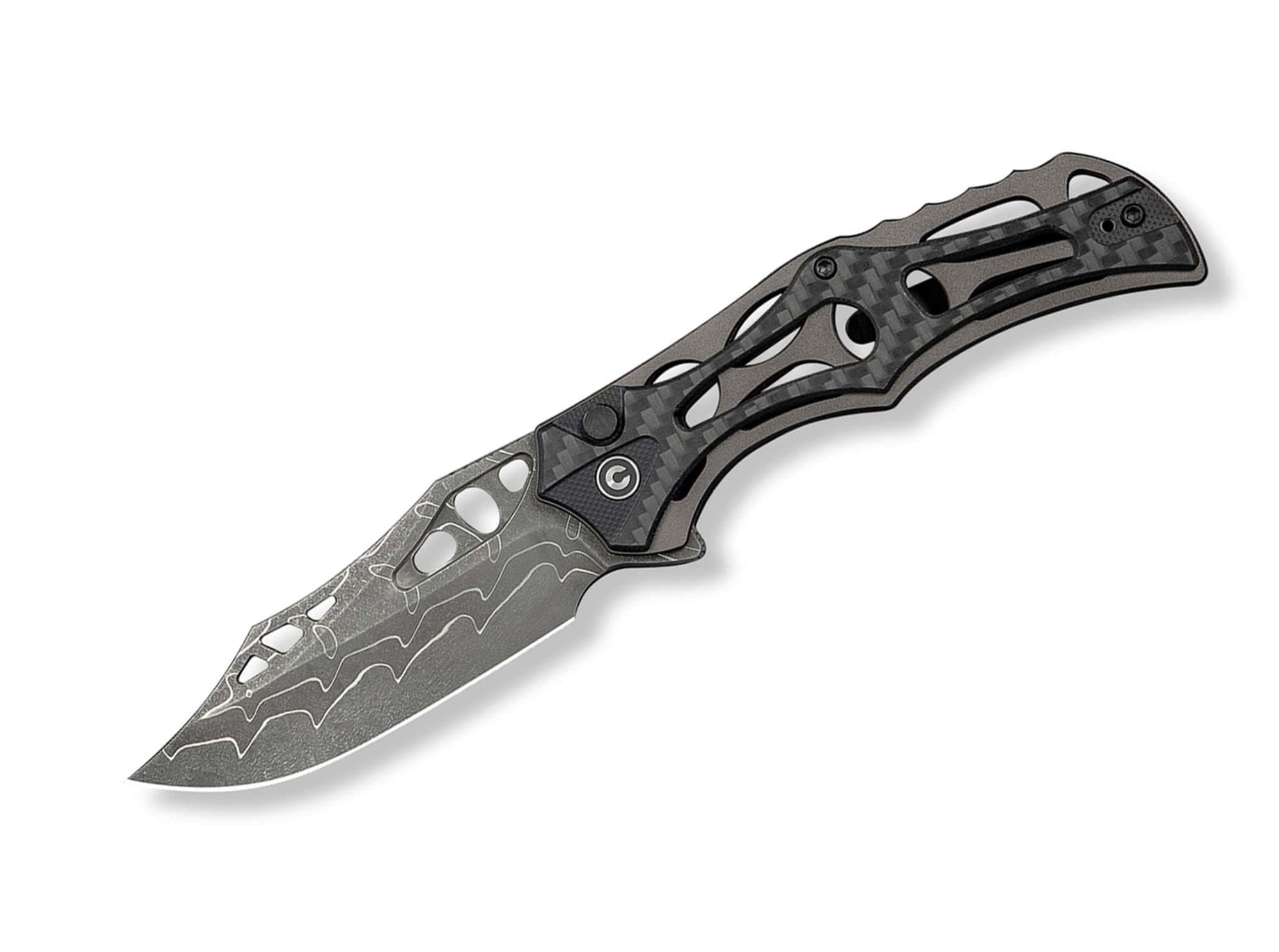 Bild von CIVIVI - Biophase Damascus Gray Aluminum G10 Black