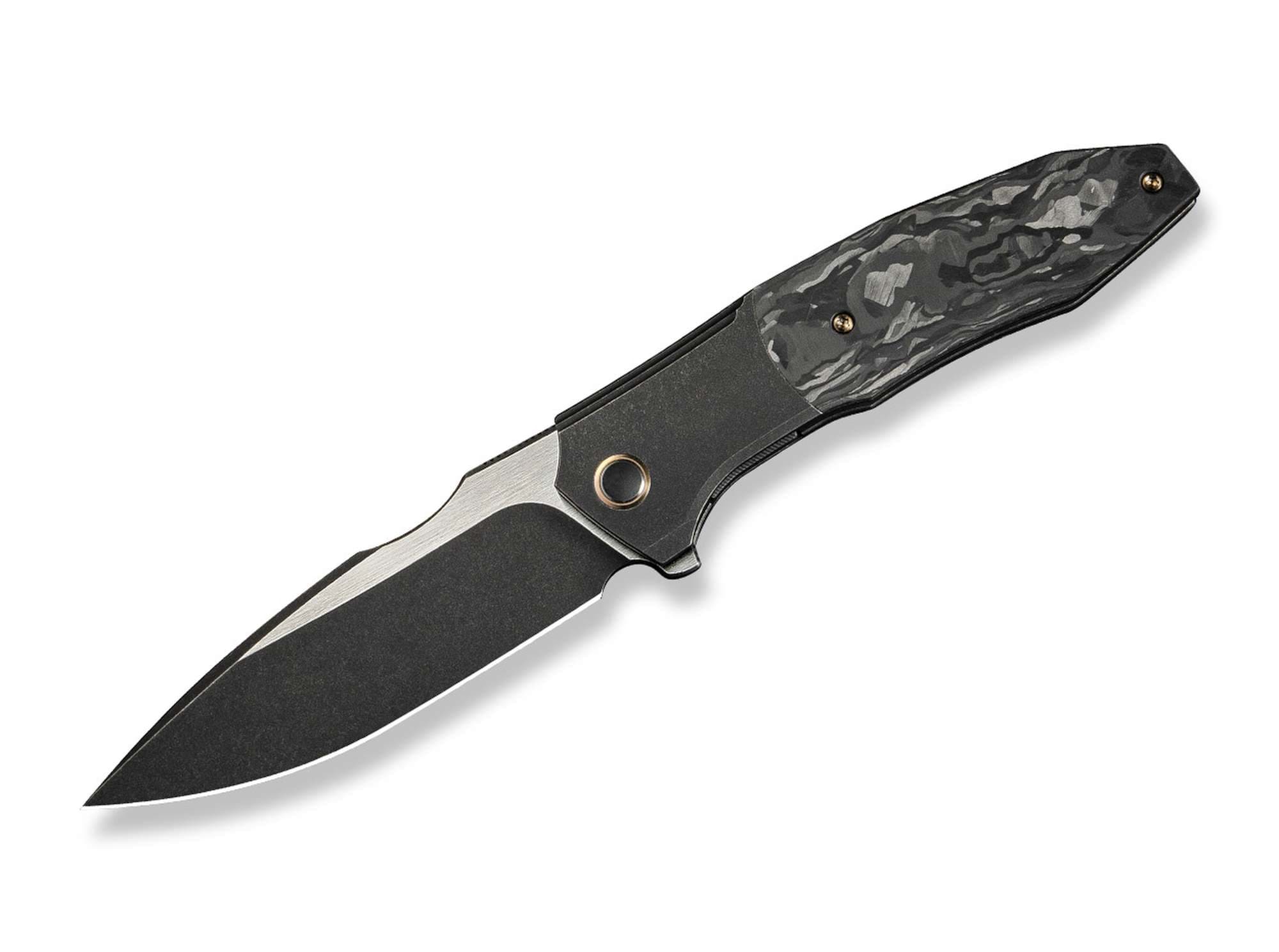 Bild von WE Knife - Archeozoic Titanium Black Shredded CF