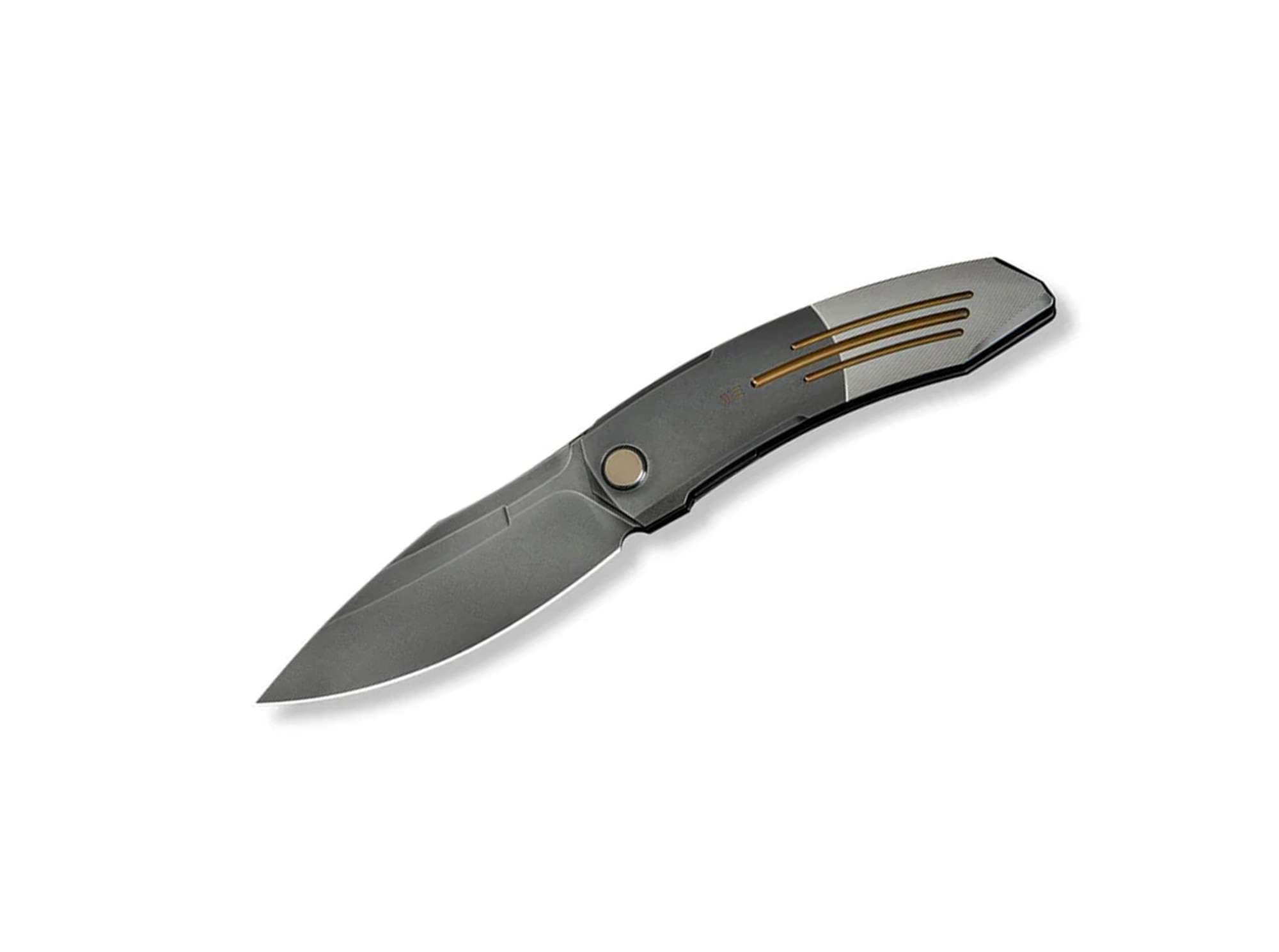 Bild von WE Knife - Sine Wave M390 Titanium Gray & Golden
