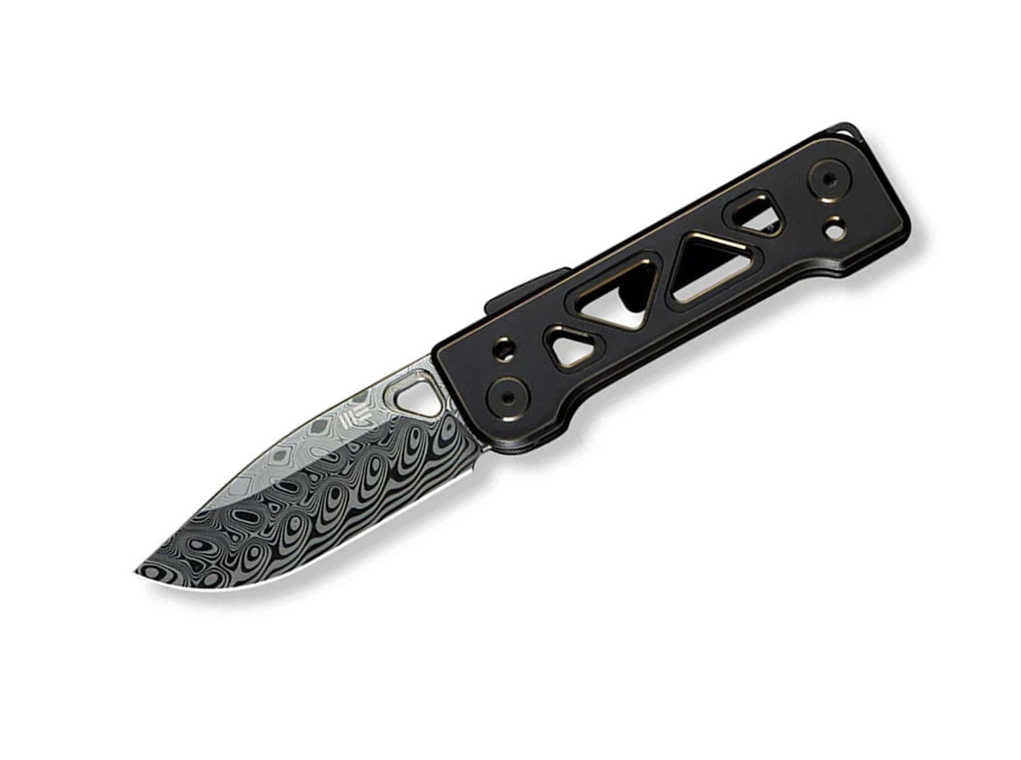 Bild von WE Knife - Tyro Damascus Titanium Black