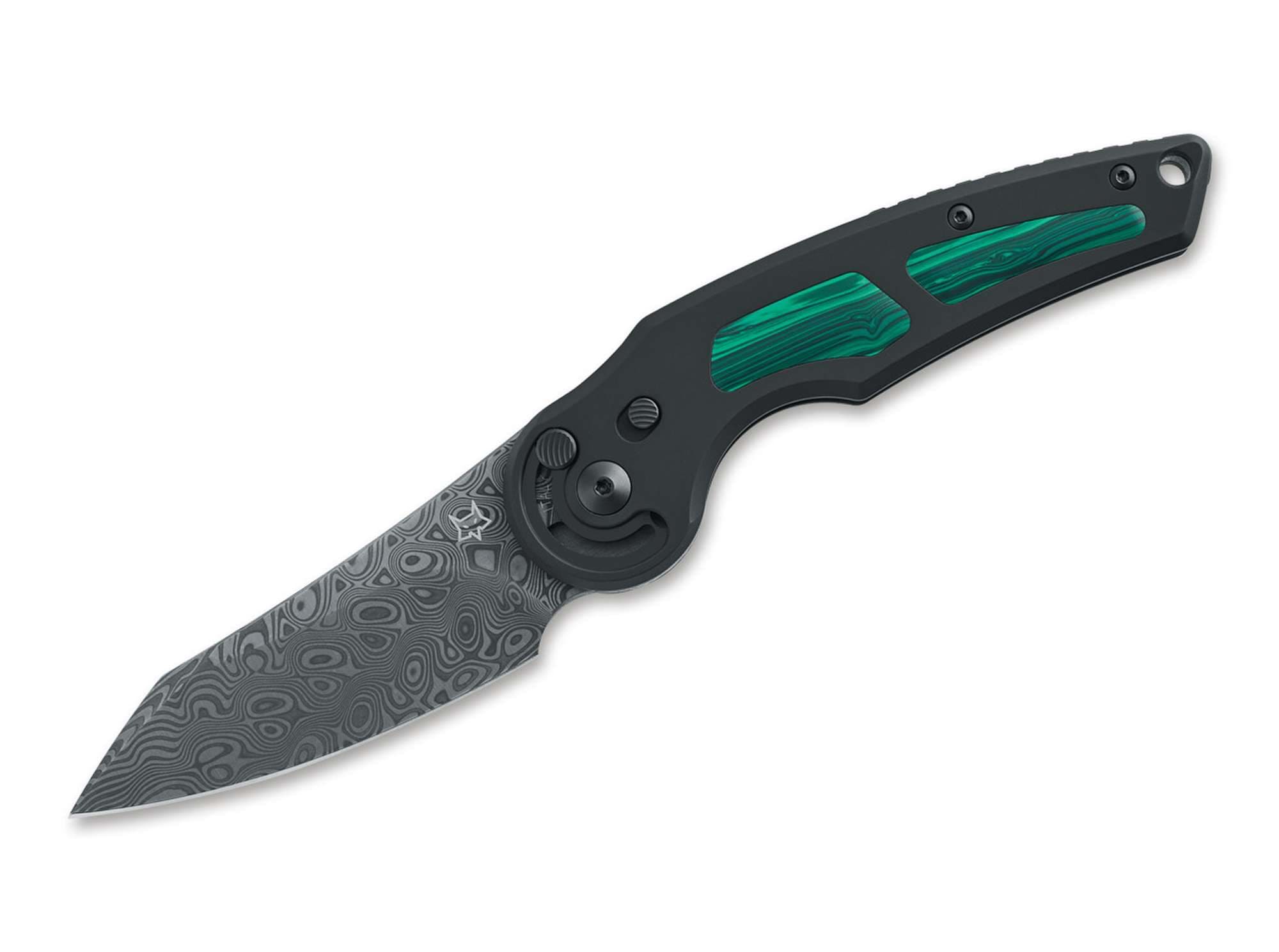 Bild von Fox Knives - Jupiter Titanium Malachite Damascus