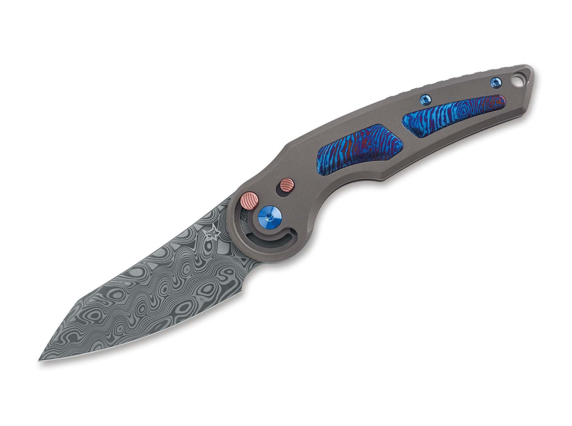 Bild von Fox Knives - Jupiter Titanium Timascus Damascus