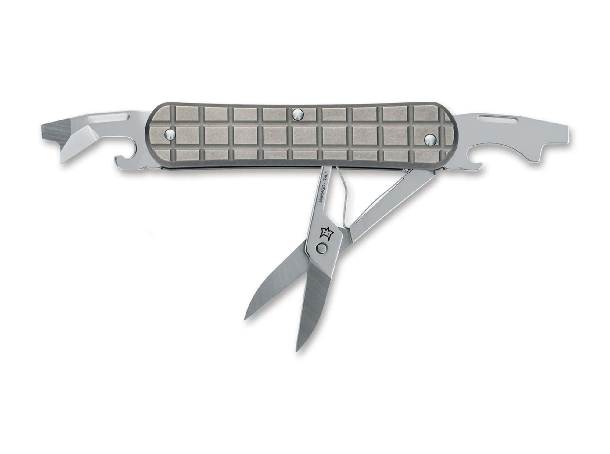 Immagine di Fox Knives - Vulpis 130-F3 Grenade Pattern Titanium