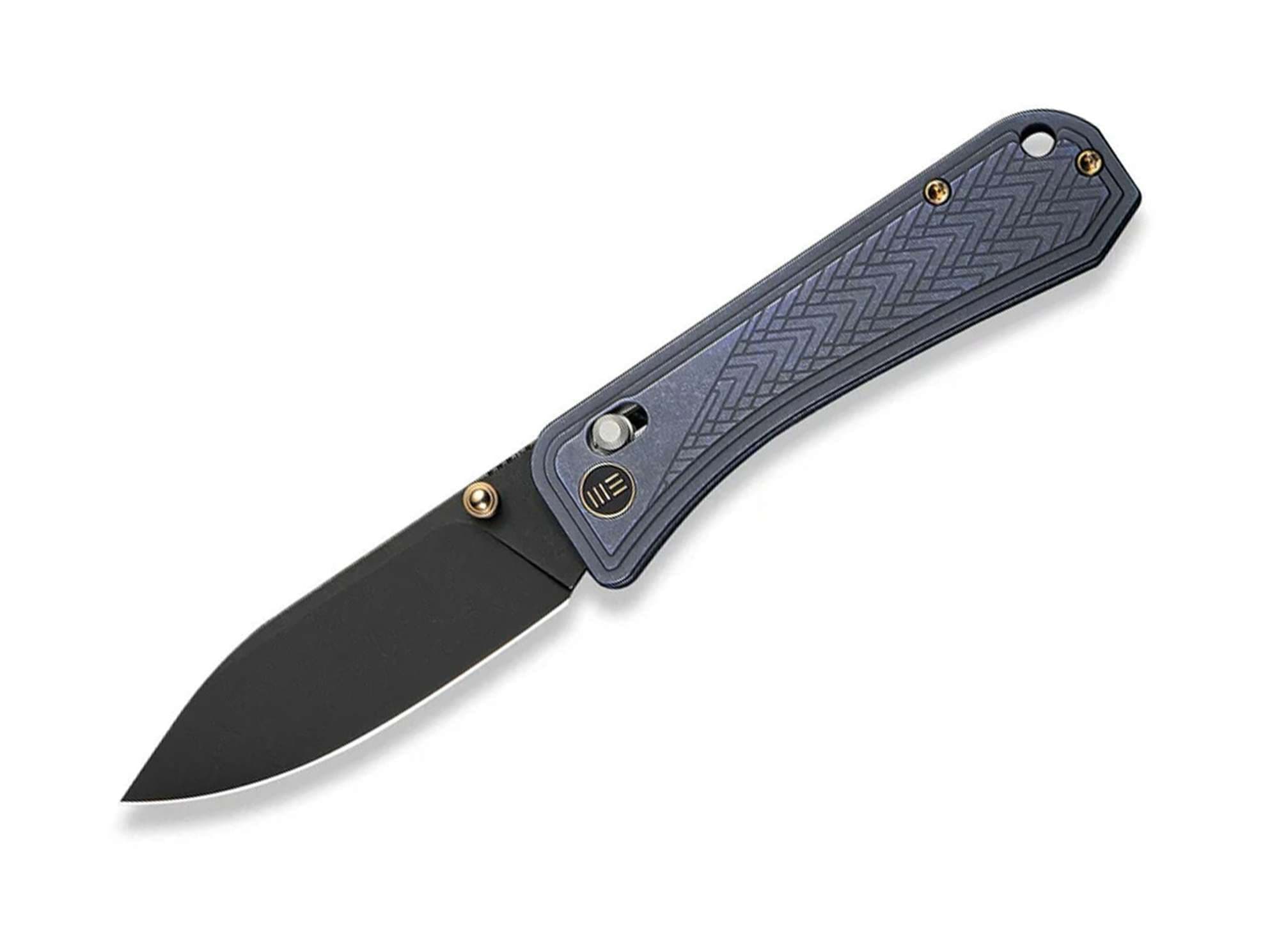 Bild von WE Knife - Bougie Banter S45VN Titanium Blue Black Stonewashed